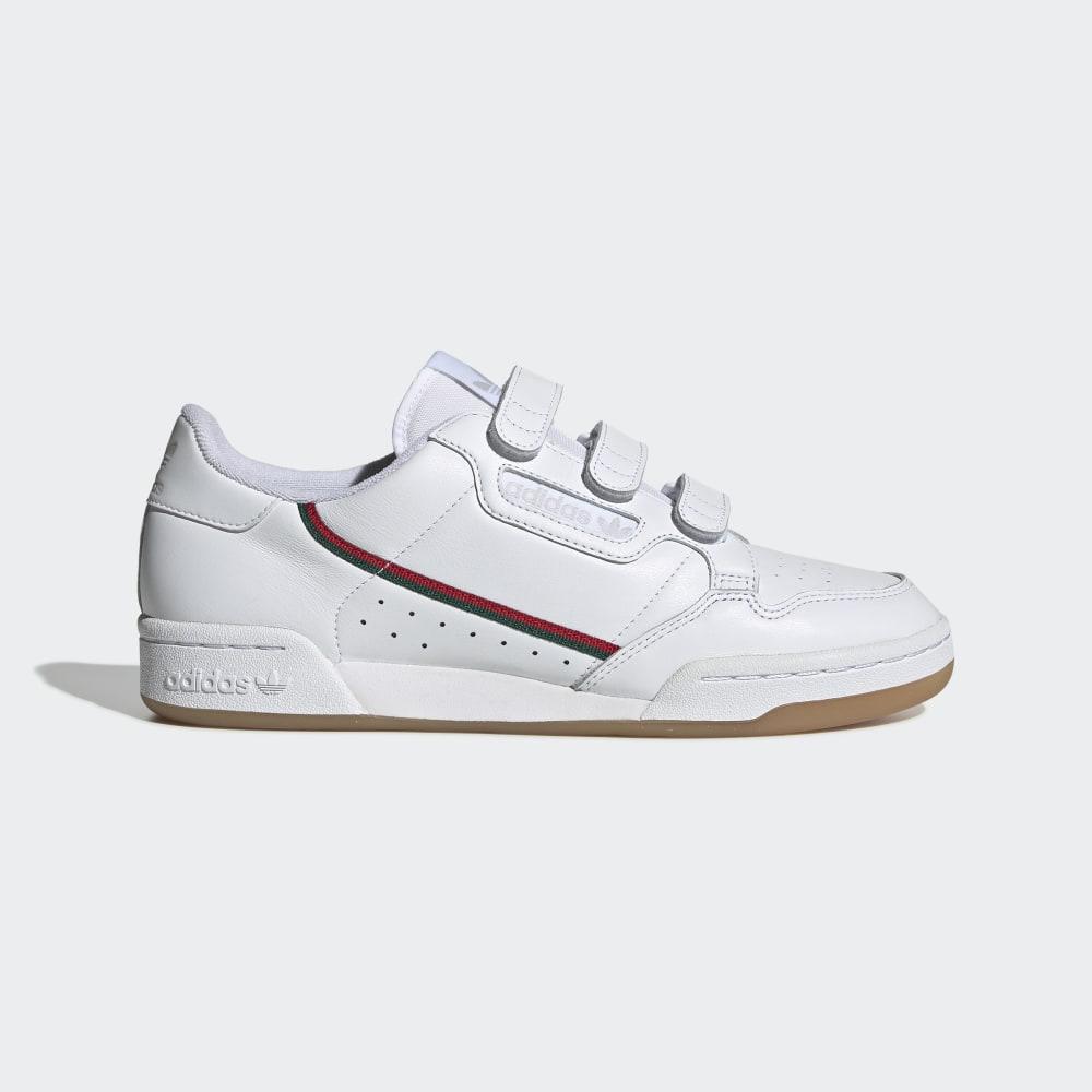 Originals Adidas Continental 80 Barbati Romania - Albi/Verzi/Rosii Inchis EE5359